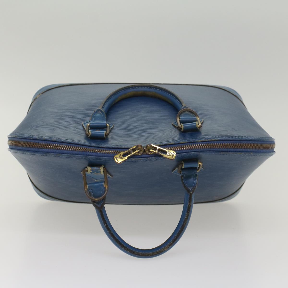 LOUIS VUITTON Epi Alma Hand Bag Toledo Blue M52145 LV Auth 52597