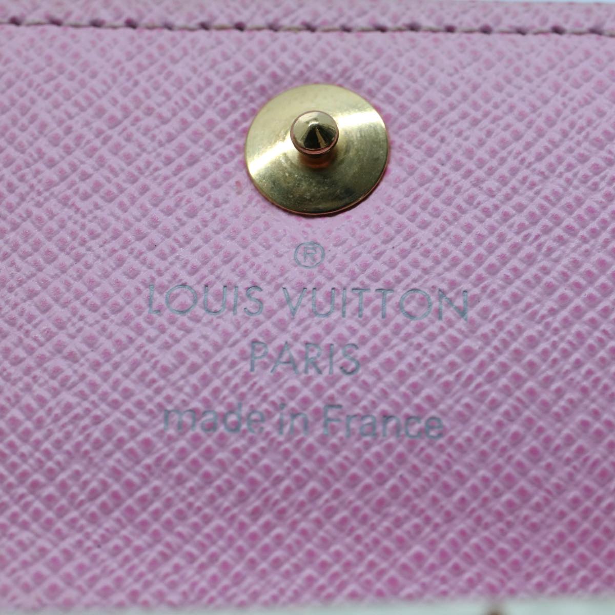 LOUIS VUITTON Monogram Multicolor Multi Cles 4 Key Case White M60043 Auth 52619