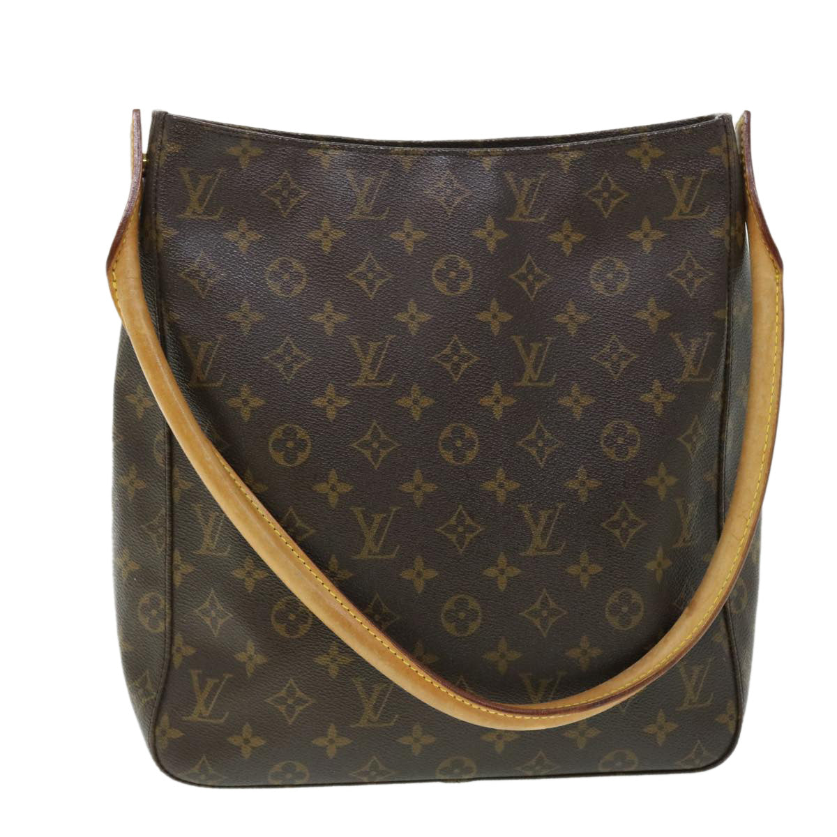 LOUIS VUITTON Monogram Looping GM Shoulder Bag M51145 LV Auth 52661