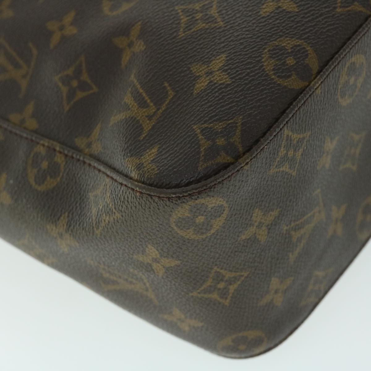 LOUIS VUITTON Monogram Looping GM Shoulder Bag M51145 LV Auth 52661