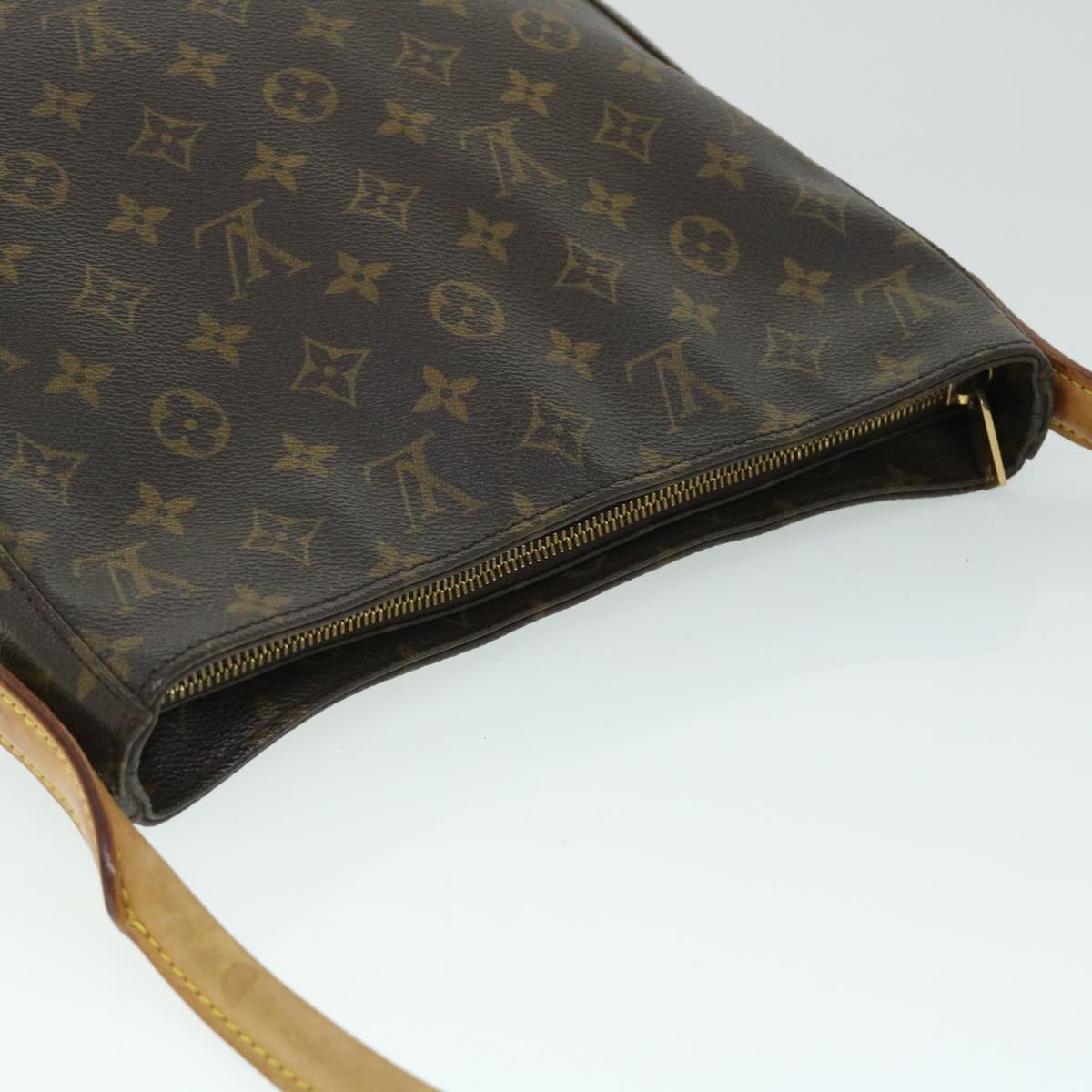 LOUIS VUITTON Monogram Looping GM Shoulder Bag M51145 LV Auth 52661