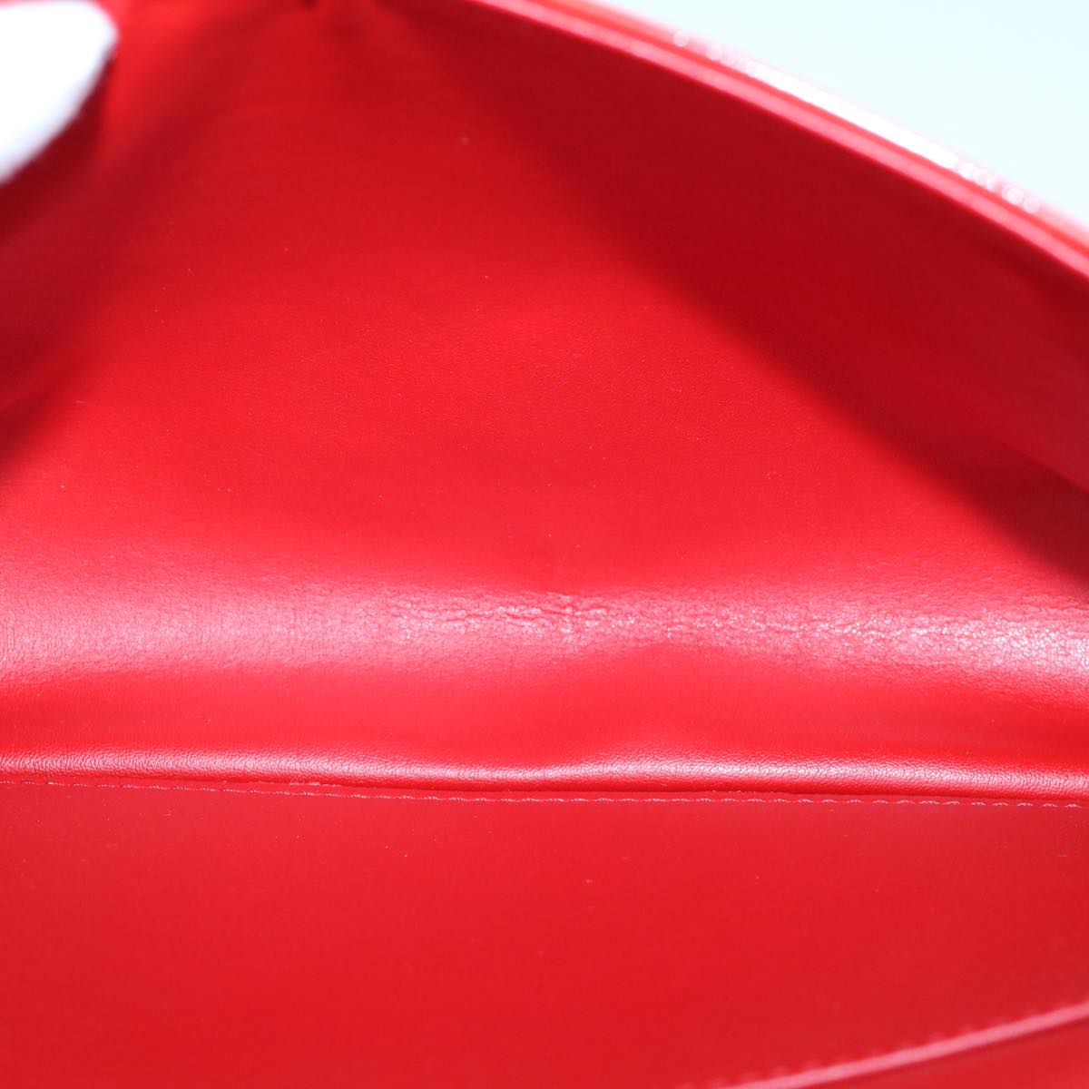 LOUIS VUITTON Monogram Vernis Thompson Street Shoulder Bag Red M91094 Auth 52690
