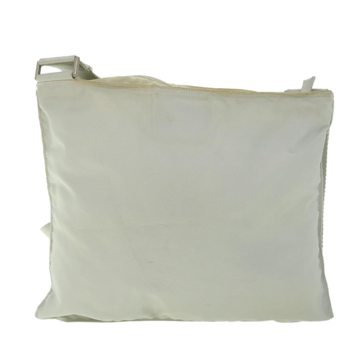 PRADA Shoulder Bag Nylon Gray Auth 52730 - 0