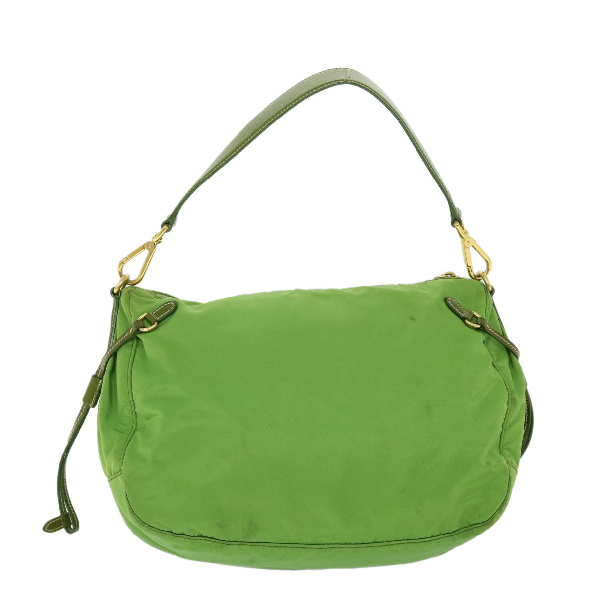 PRADA Shoulder Bag Nylon Green Auth 52733 - 0