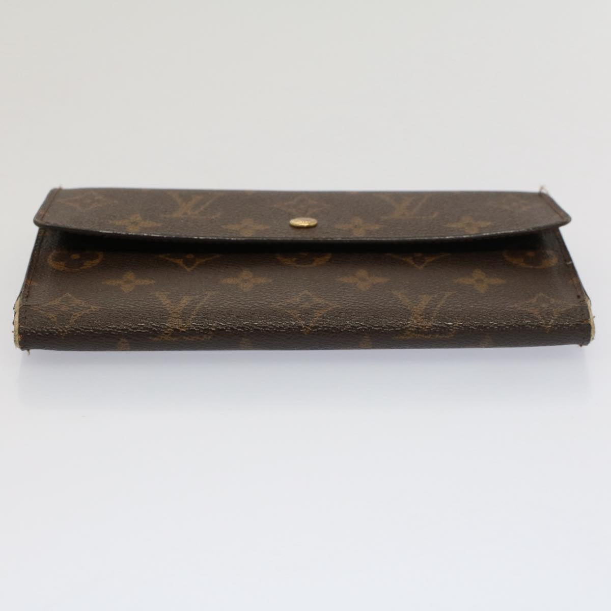 LOUIS VUITTON Monogram Portefeuille International Long Wallet M61217 Auth 52793