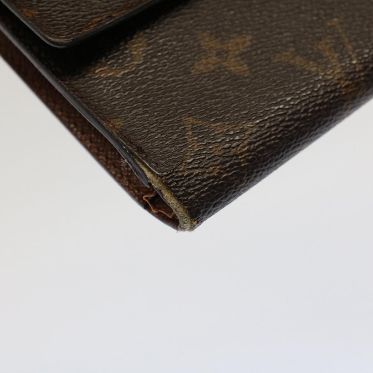 LOUIS VUITTON Monogram Portefeuille International Long Wallet M61217 Auth 52793