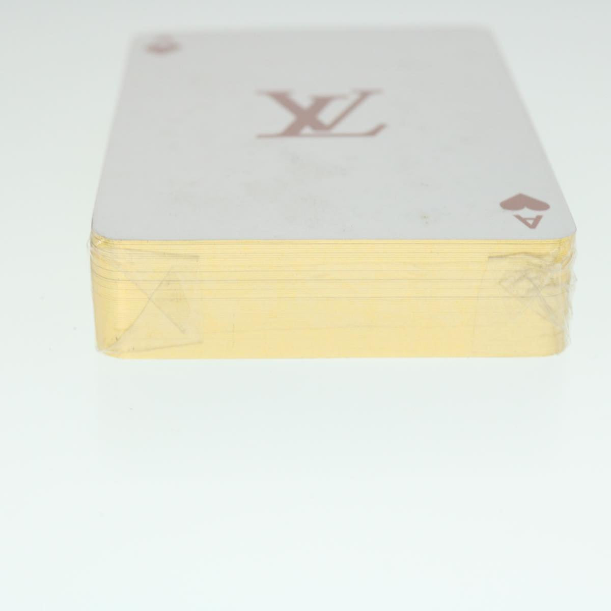 LOUIS VUITTON Playing Cards Black White LV Auth 52821A