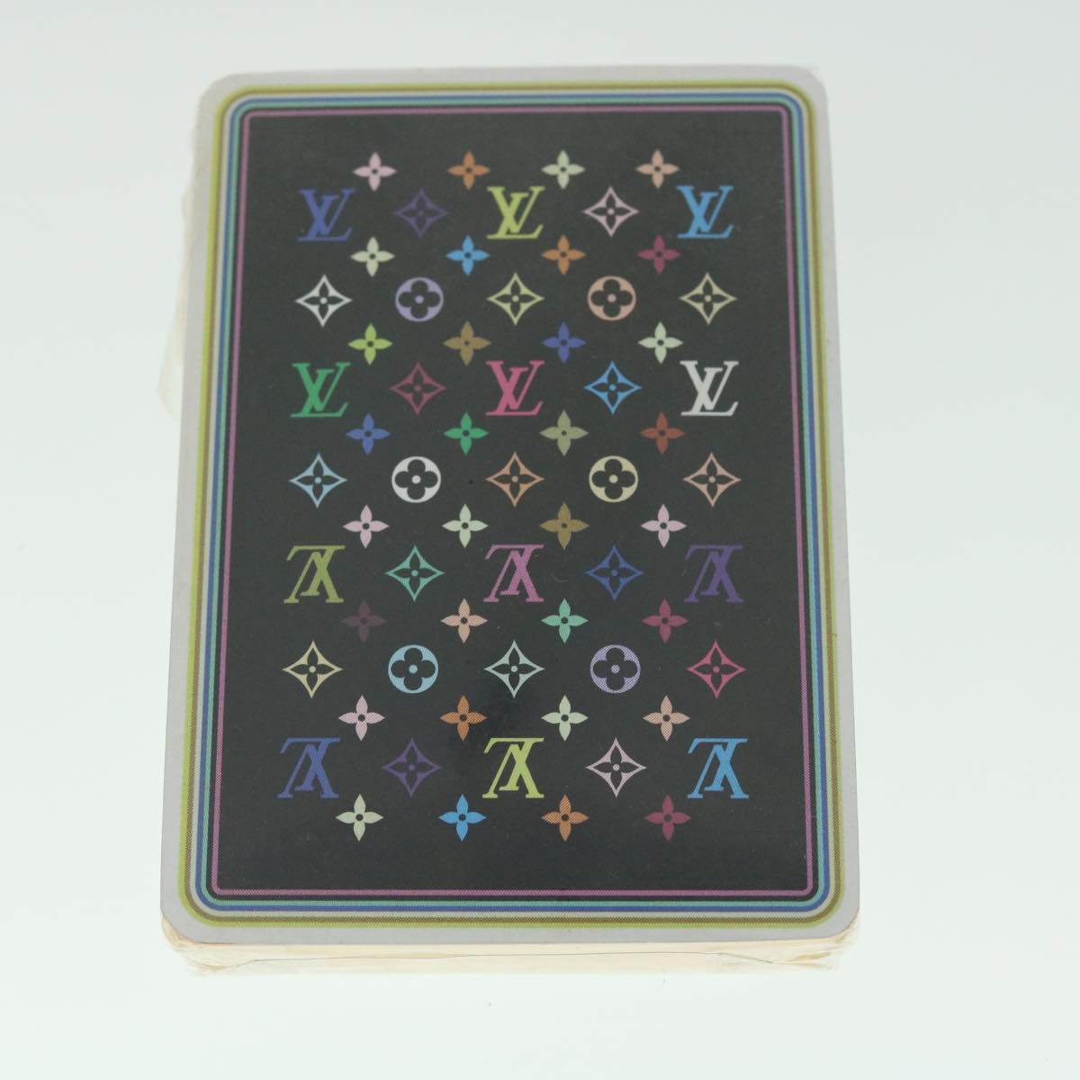 LOUIS VUITTON Playing Cards Black White LV Auth 52821A - 0