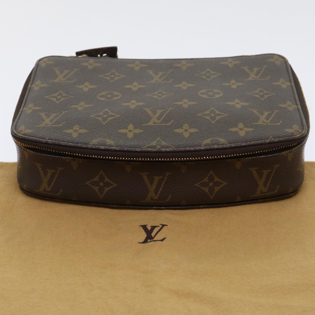 LOUIS VUITTON Monogram Monte Carlo Jewelry Accessory Box M47350 LV Auth 52834