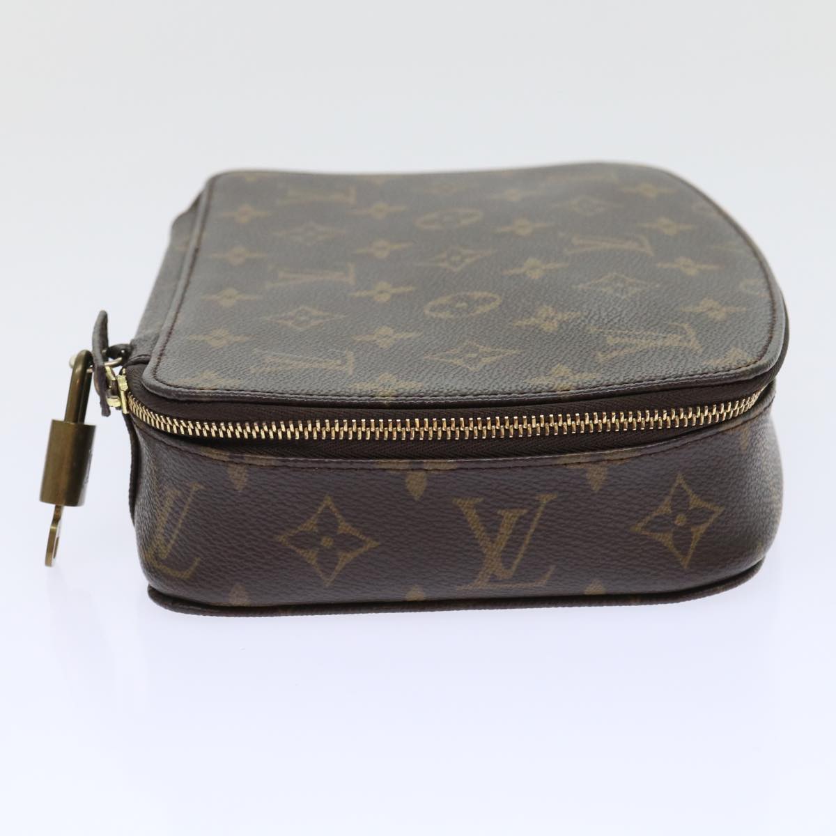 LOUIS VUITTON Monogram Monte Carlo Jewelry Accessory Box M47350 LV Auth 52834