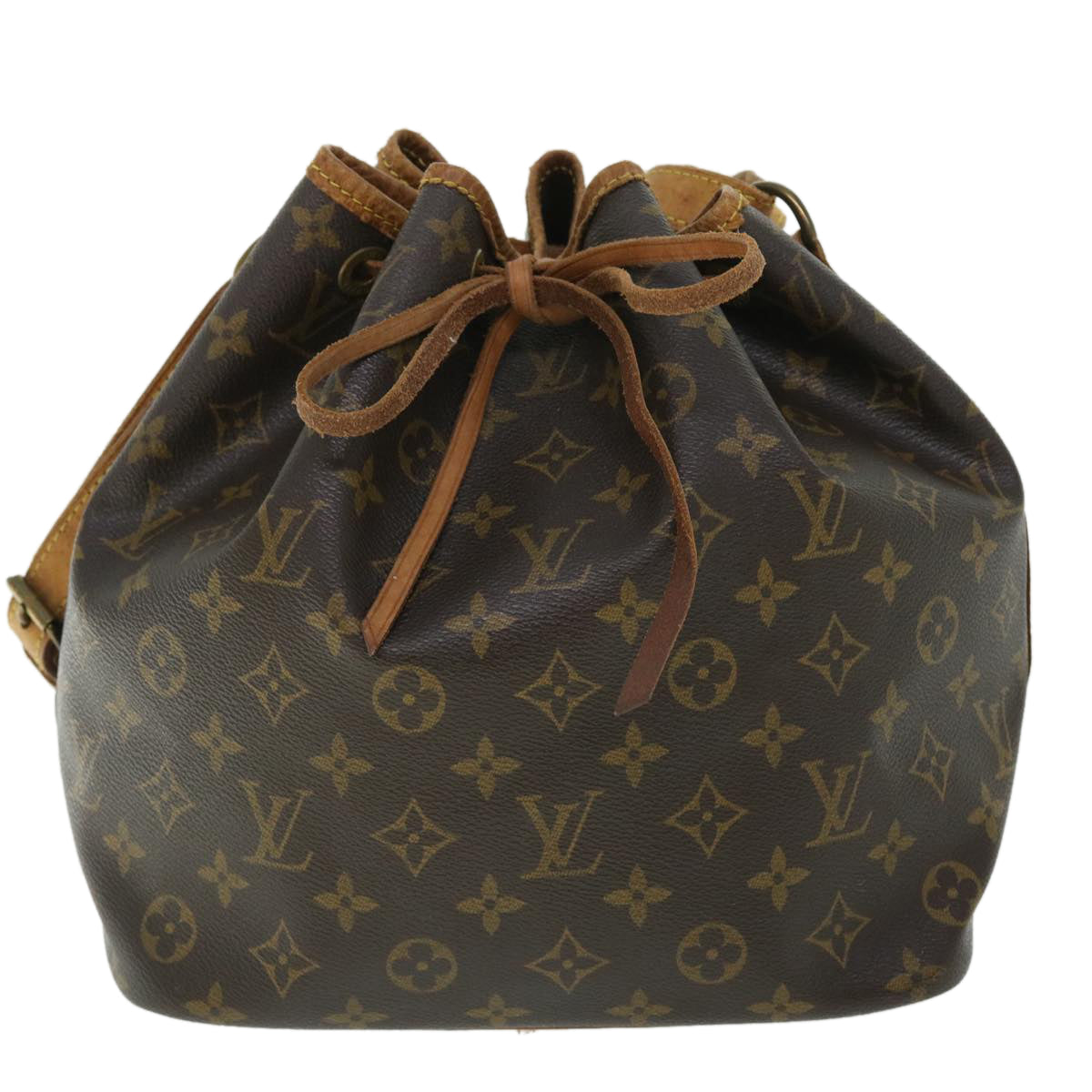 LOUIS VUITTON Monogram Petit Noe Shoulder Bag M42226 LV Auth 52845