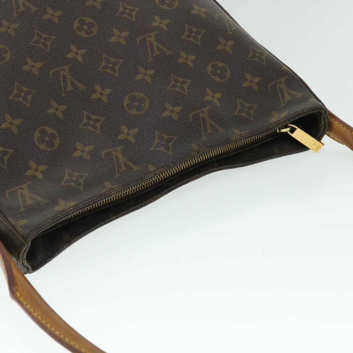 LOUIS VUITTON Monogram Looping GM Shoulder Bag M51145 LV Auth 52850