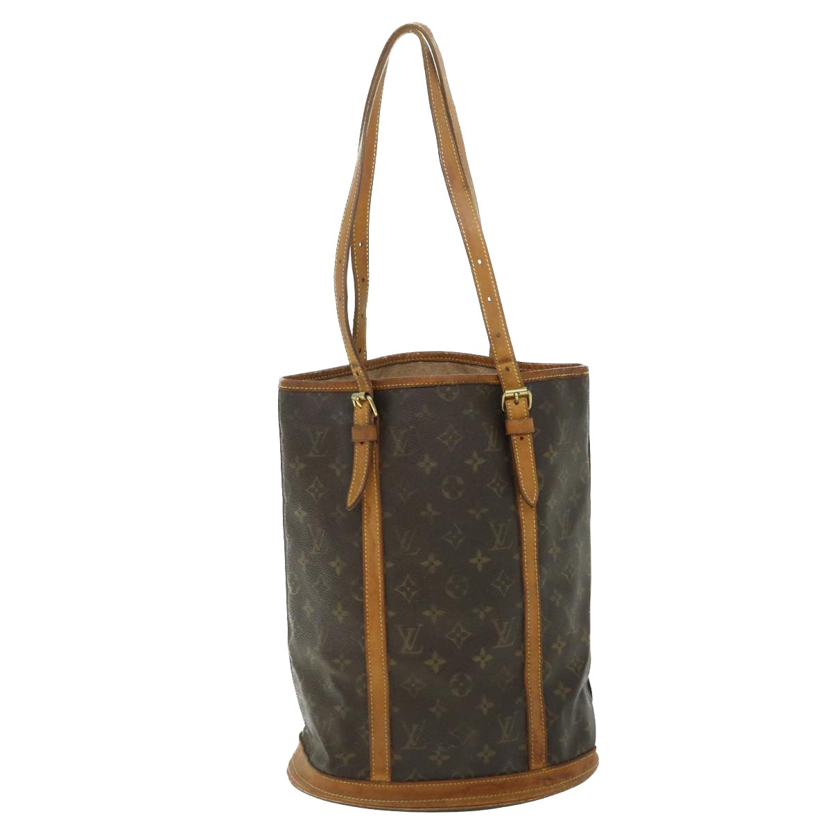 LOUIS VUITTON Monogram Bucket GM Shoulder Bag M42236 LV Auth 52852