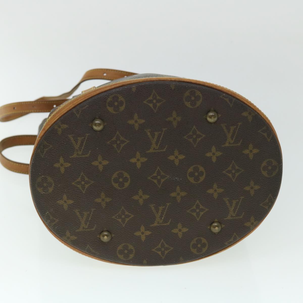 LOUIS VUITTON Monogram Bucket GM Shoulder Bag M42236 LV Auth 52852