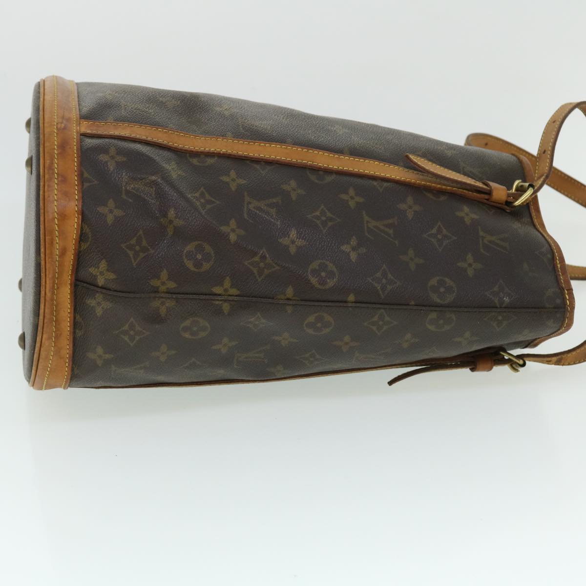 LOUIS VUITTON Monogram Bucket GM Shoulder Bag M42236 LV Auth 52852