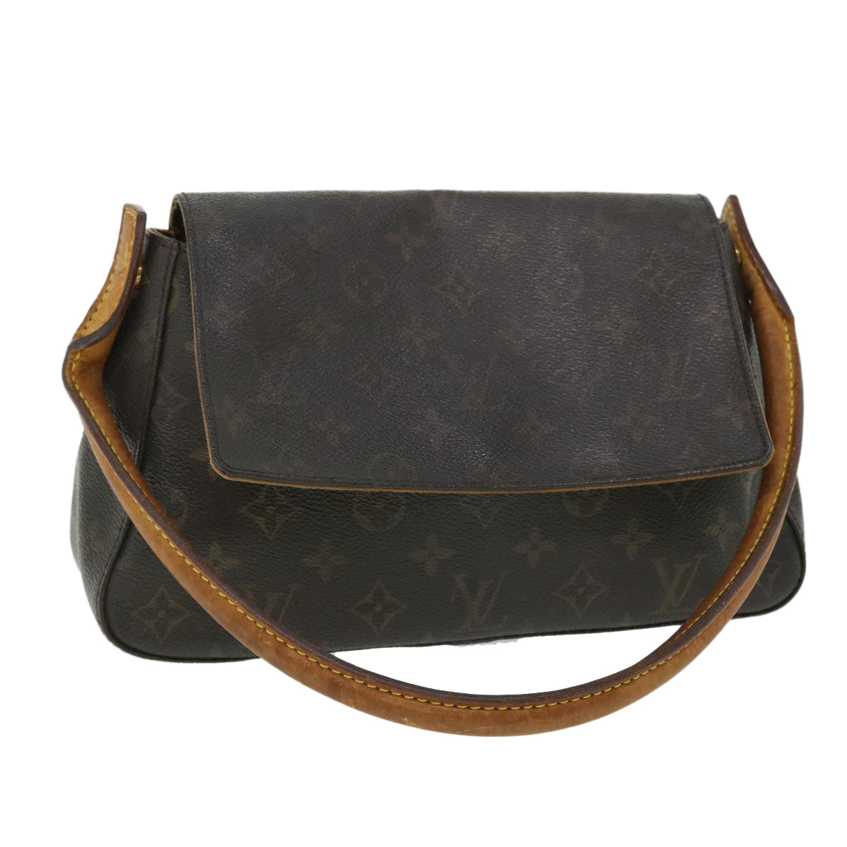 LOUIS VUITTON Monogram Mini Looping Shoulder Bag M51147 LV Auth 52858