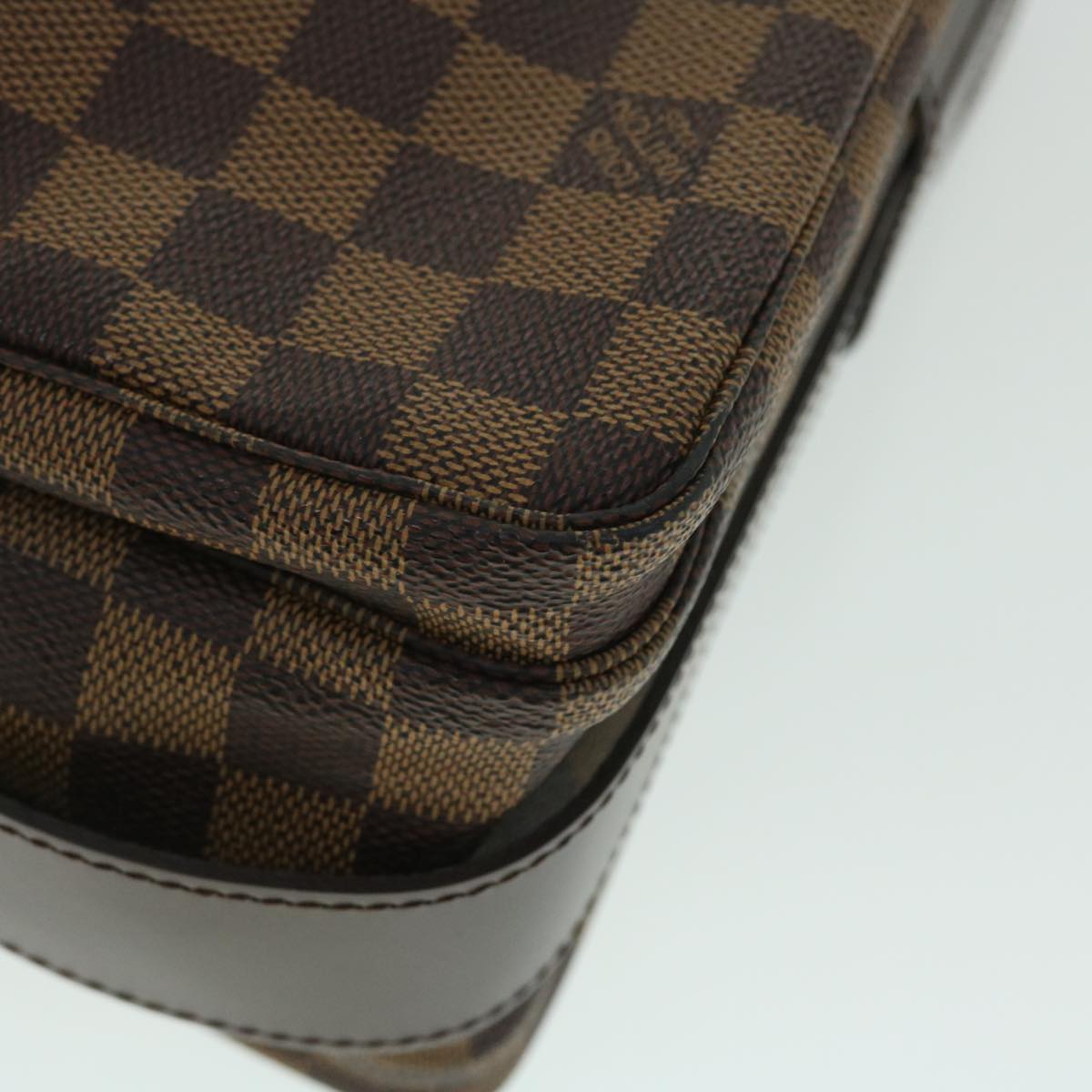 LOUIS VUITTON Damier Ebene Naviglio Shoulder Bag N45255 LV Auth 52865