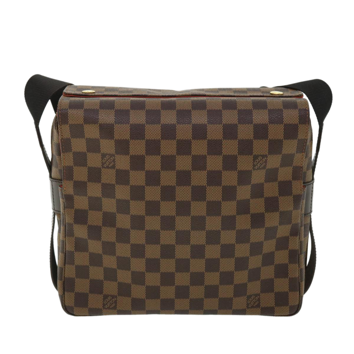 LOUIS VUITTON Damier Ebene Naviglio Shoulder Bag N45255 LV Auth 52865