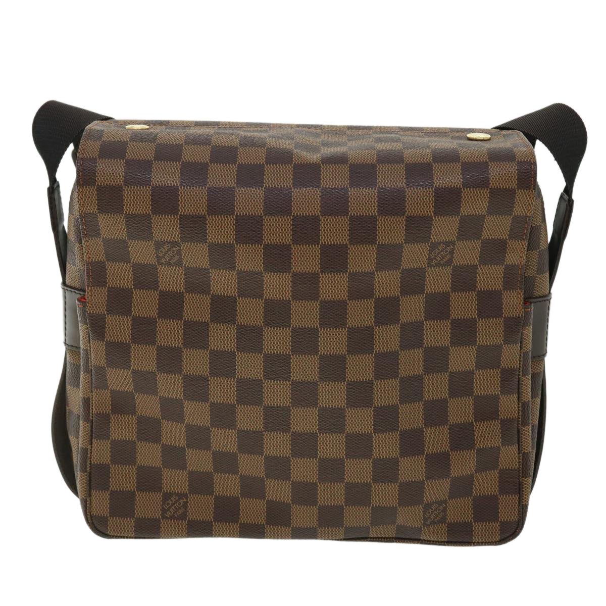 LOUIS VUITTON Damier Ebene Naviglio Shoulder Bag N45255 LV Auth 52865