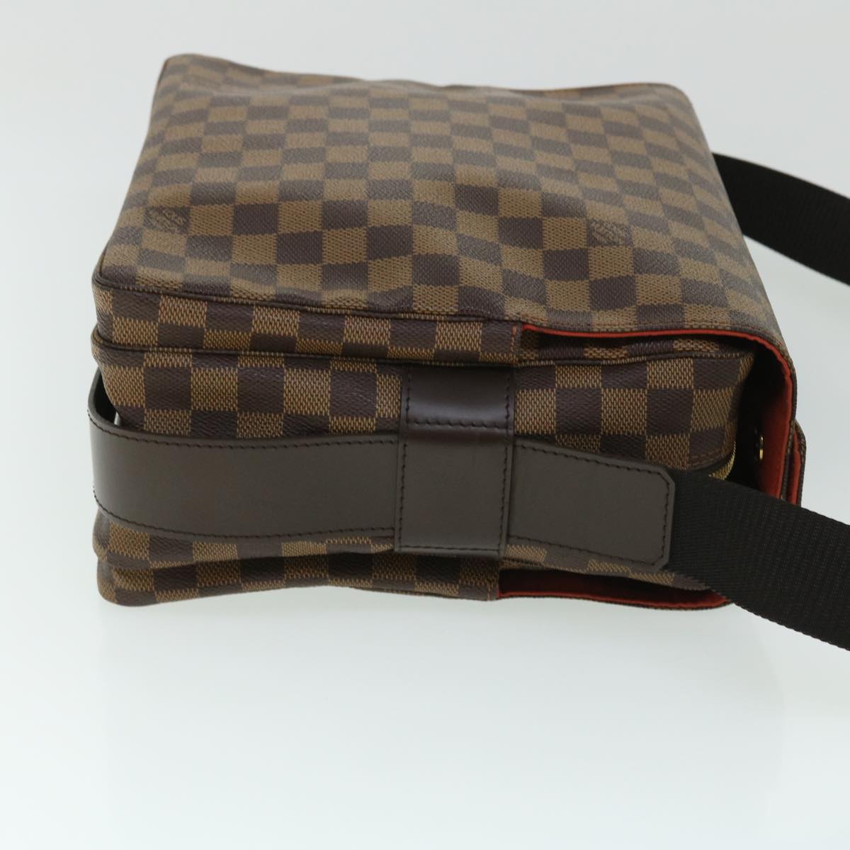 LOUIS VUITTON Damier Ebene Naviglio Shoulder Bag N45255 LV Auth 52865