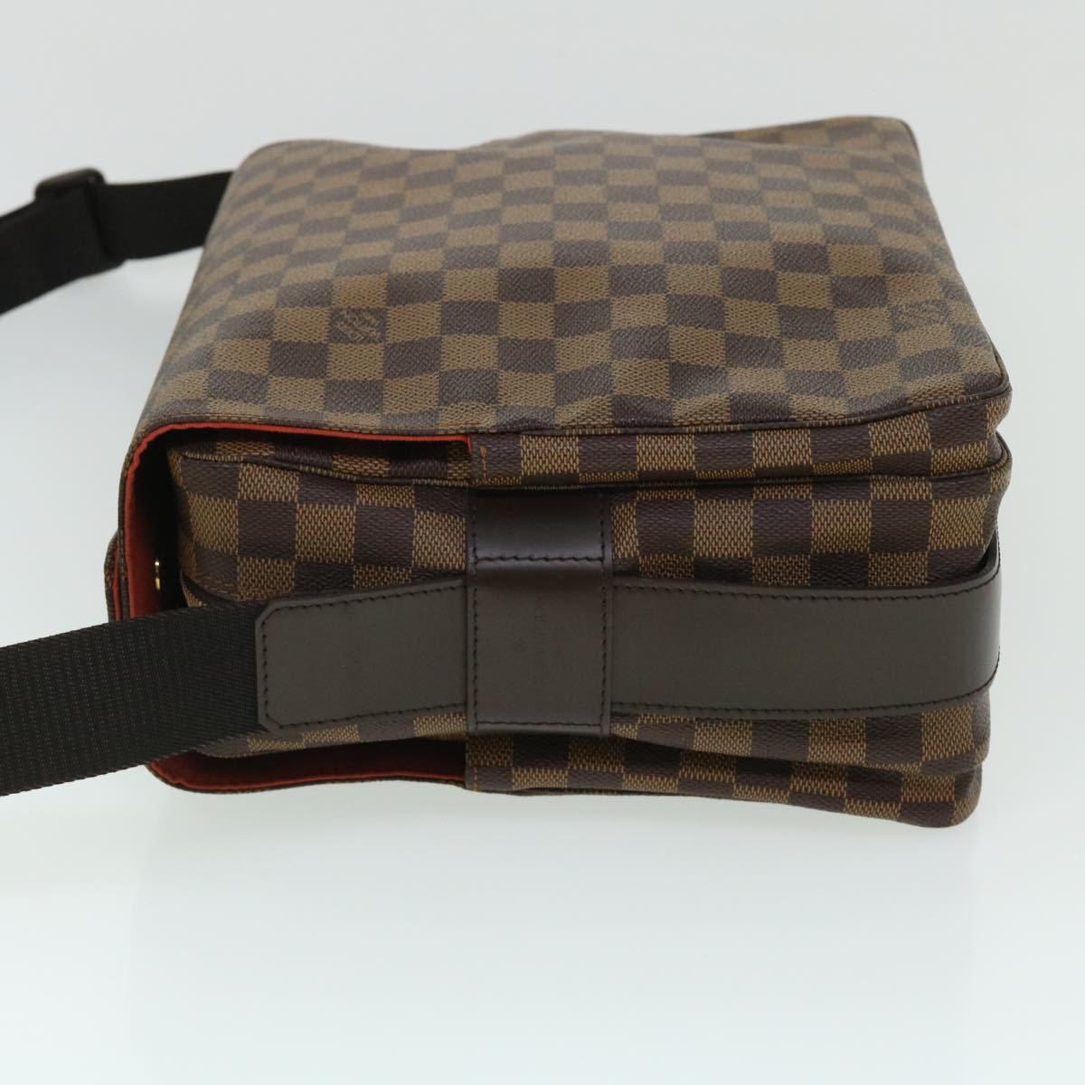 LOUIS VUITTON Damier Ebene Naviglio Shoulder Bag N45255 LV Auth 52865