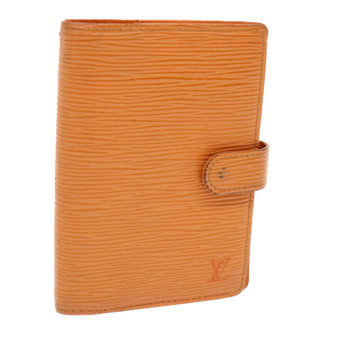 LOUIS VUITTON Epi Agenda PM Day Planner Cover Orange Mandarin R2005H Auth 52883