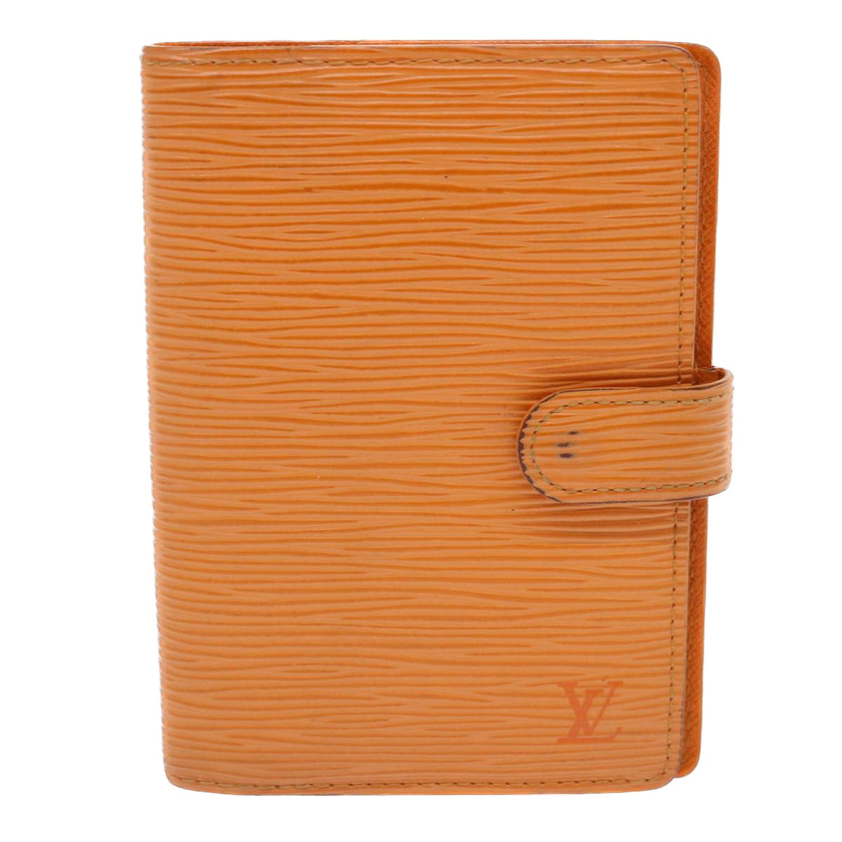 LOUIS VUITTON Epi Agenda PM Day Planner Cover Orange Mandarin R2005H Auth 52883