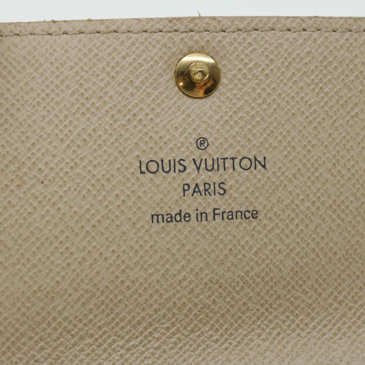 LOUIS VUITTON Damier Azur Multi Cles 6 Key Case N61745 LV Auth 52904