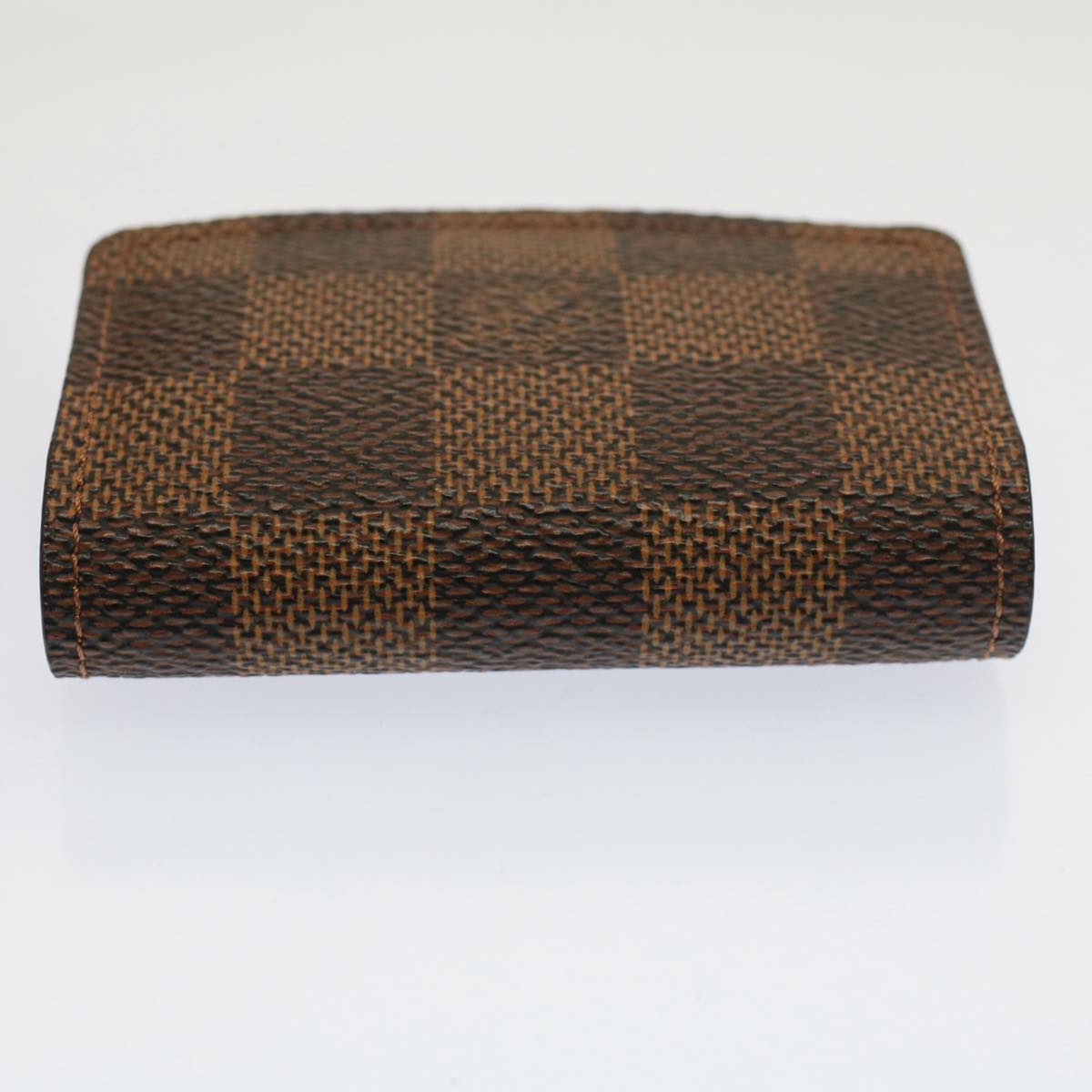 LOUIS VUITTON Damier Ebene Bouton De Manchette Cadena Eclet M64600 LV Auth 52910