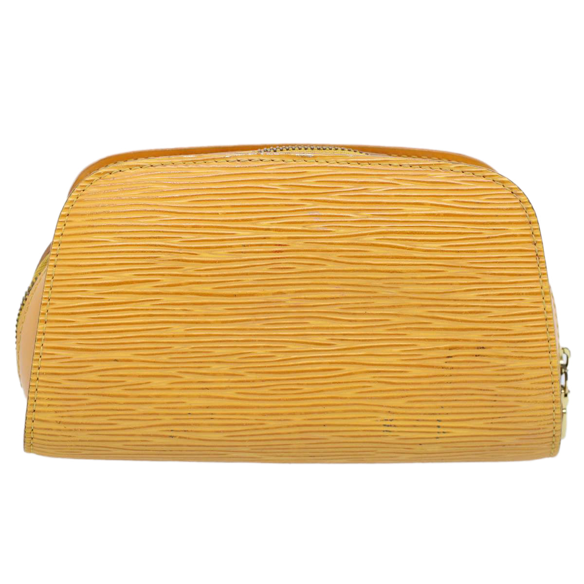 LOUIS VUITTON Epi Dauphine PM Pouch Yellow M48449 LV Auth 52920 - 0