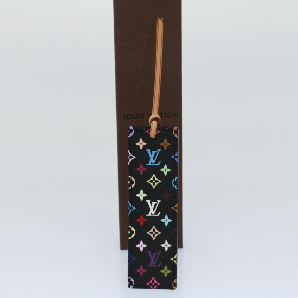 LOUIS VUITTON Monogram Multicolor Mark Page Kadu Bookmark M99197 LV Auth 52926