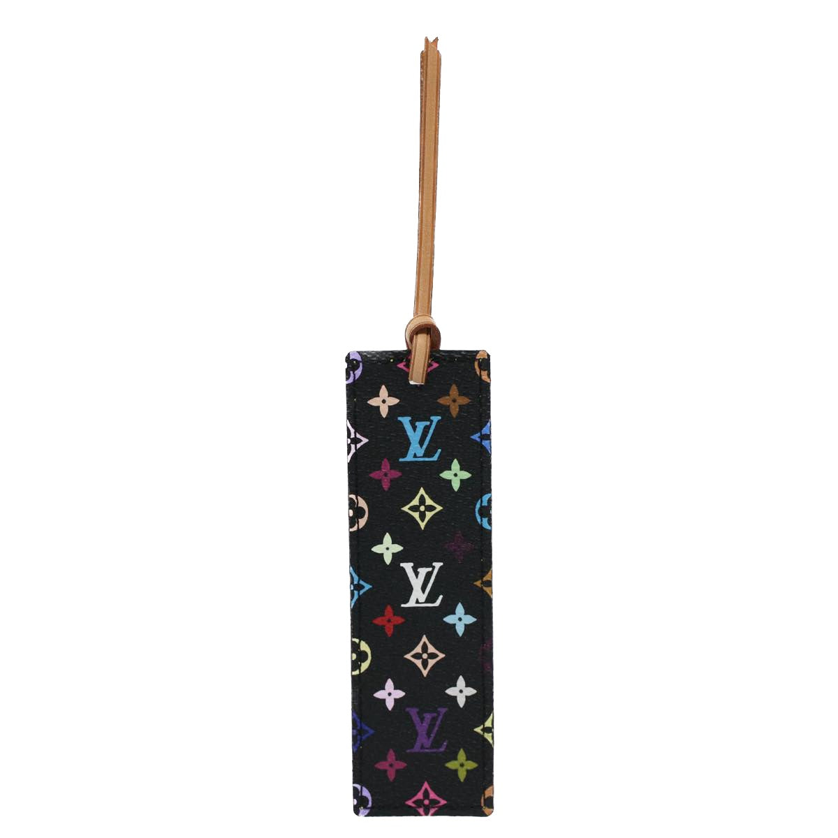 LOUIS VUITTON Monogram Multicolor Mark Page Kadu Bookmark M99197 LV Auth 52926