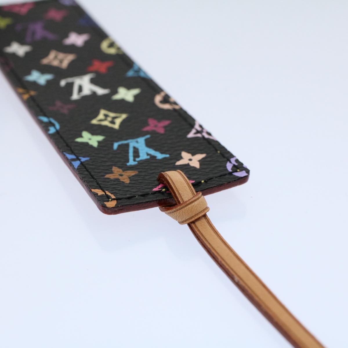 LOUIS VUITTON Monogram Multicolor Mark Page Kadu Bookmark M99197 LV Auth 52926