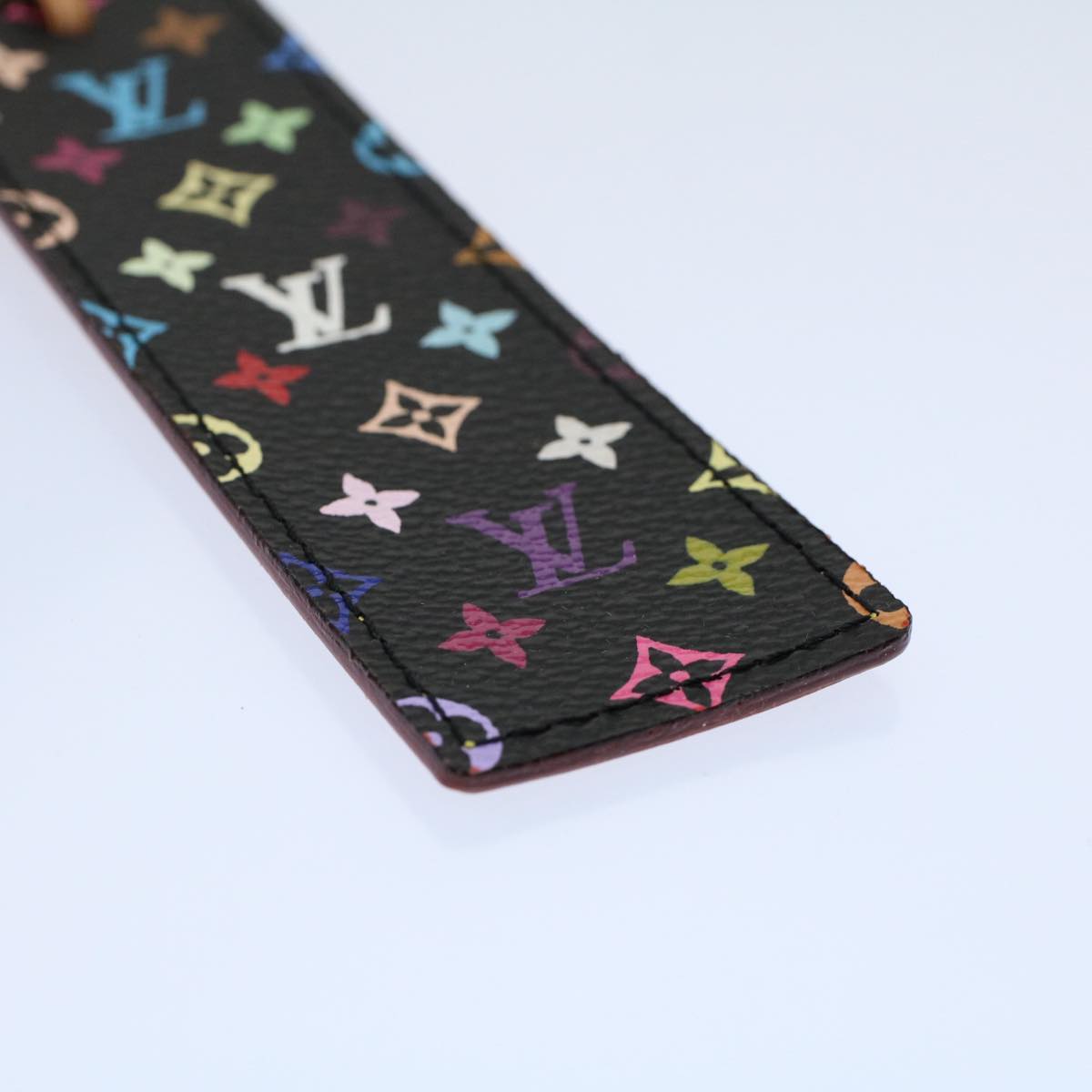 LOUIS VUITTON Monogram Multicolor Mark Page Kadu Bookmark M99197 LV Auth 52926