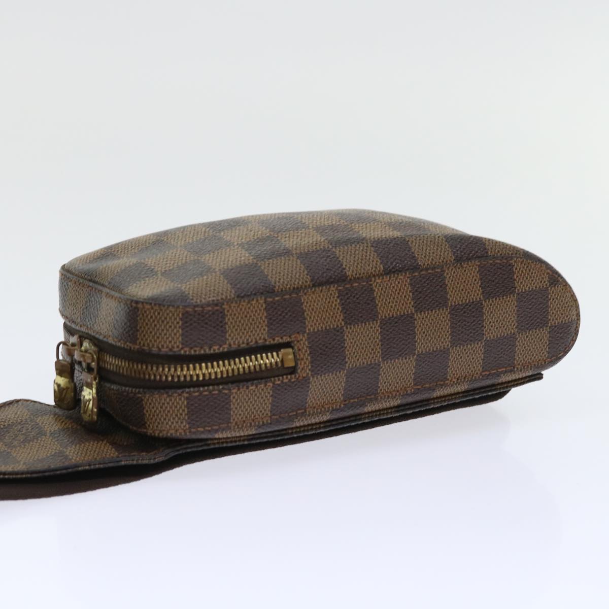 LOUIS VUITTON Damier Ebene Geronimos Shoulder Bag N51994 LV Auth 52929