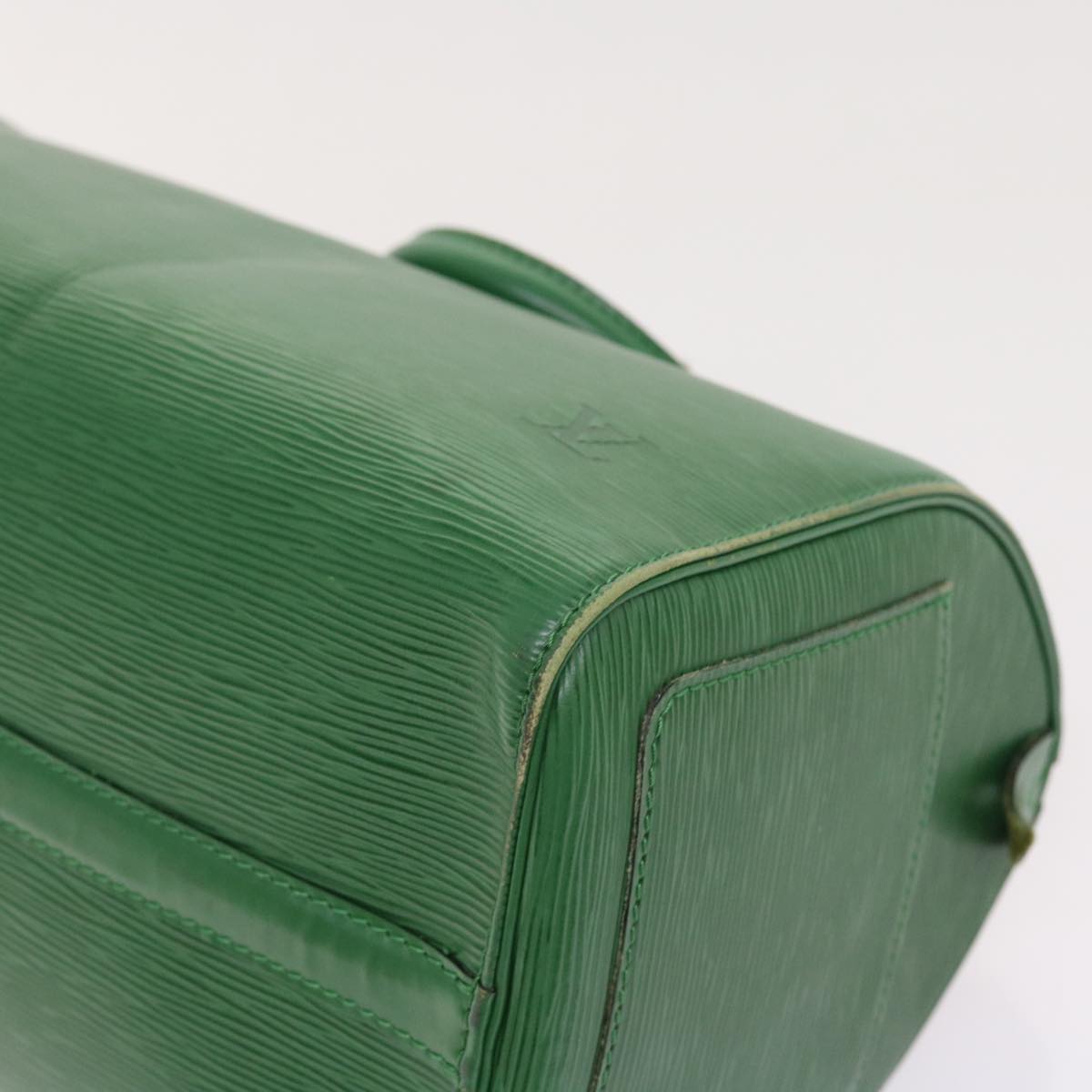 LOUIS VUITTON Epi Speedy 35 Hand Bag Borneo Green M42994 LV Auth 52931