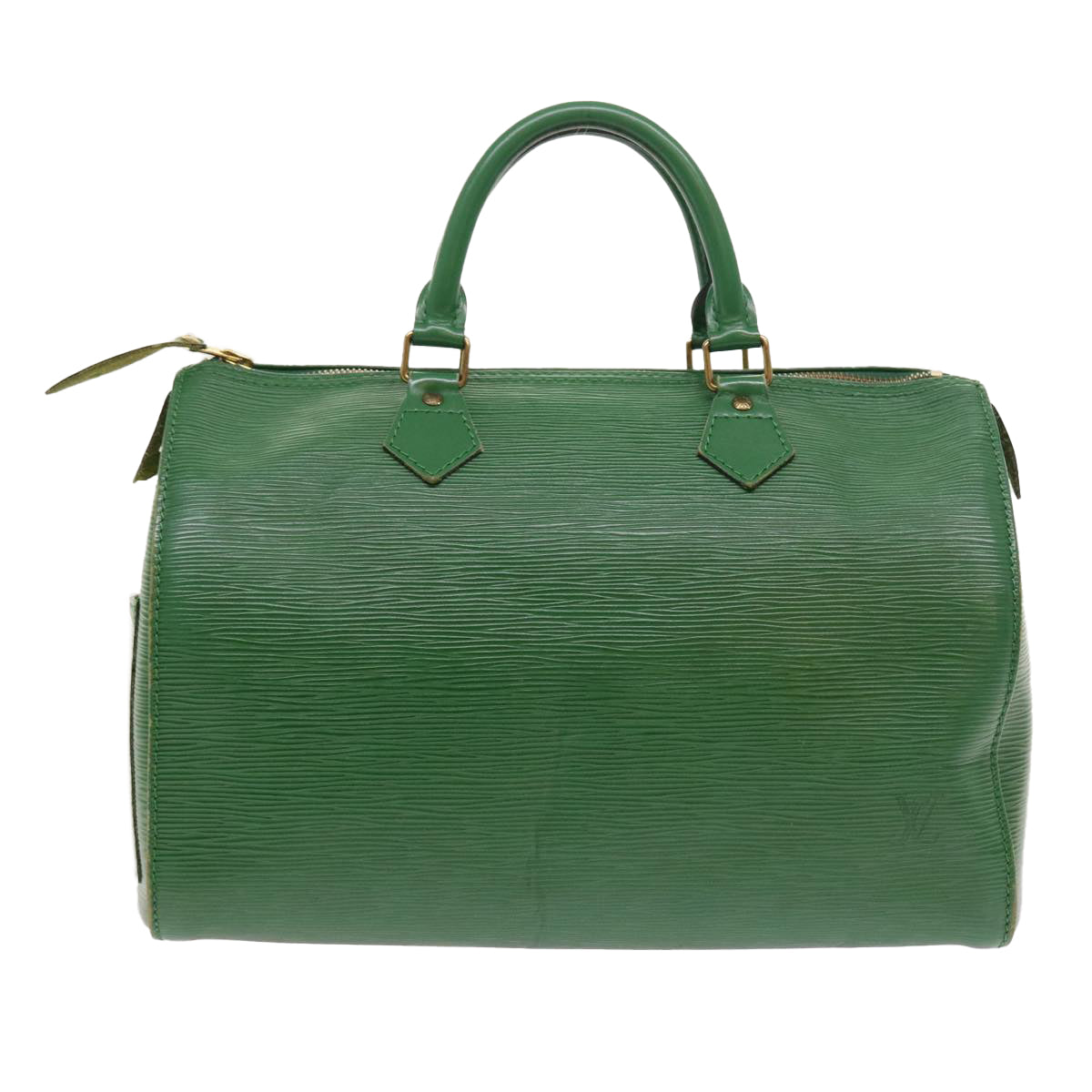 LOUIS VUITTON Epi Speedy 35 Hand Bag Borneo Green M42994 LV Auth 52931