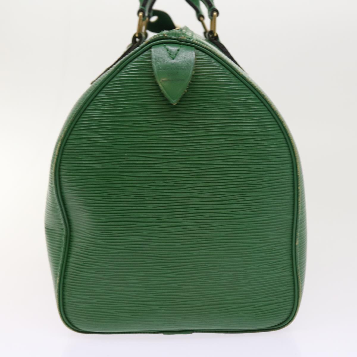 LOUIS VUITTON Epi Speedy 35 Hand Bag Borneo Green M42994 LV Auth 52931