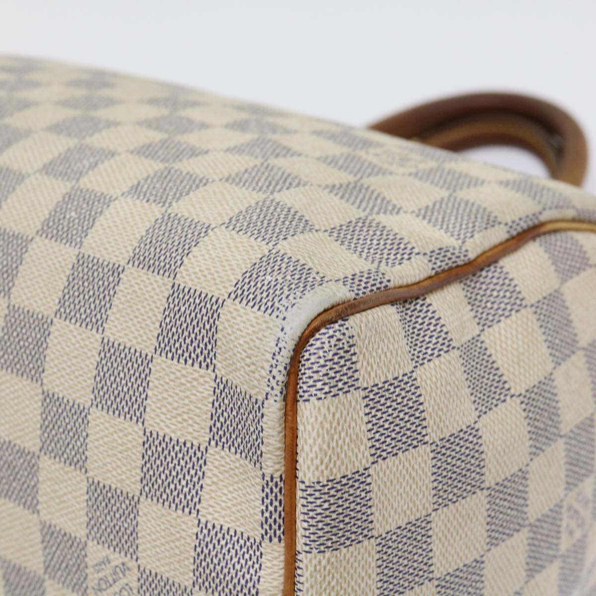 LOUIS VUITTON Damier Azur Speedy 25 Hand Bag N41534 LV Auth 52945