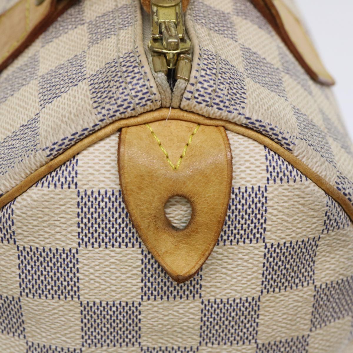 LOUIS VUITTON Damier Azur Speedy 25 Hand Bag N41534 LV Auth 52945