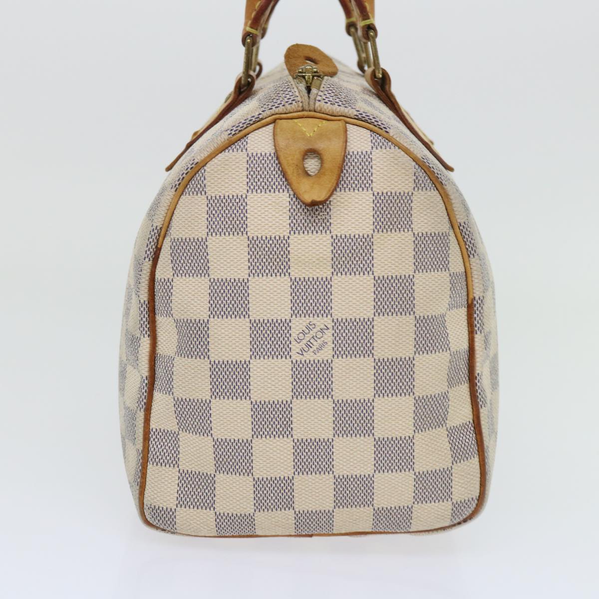 LOUIS VUITTON Damier Azur Speedy 25 Hand Bag N41534 LV Auth 52945