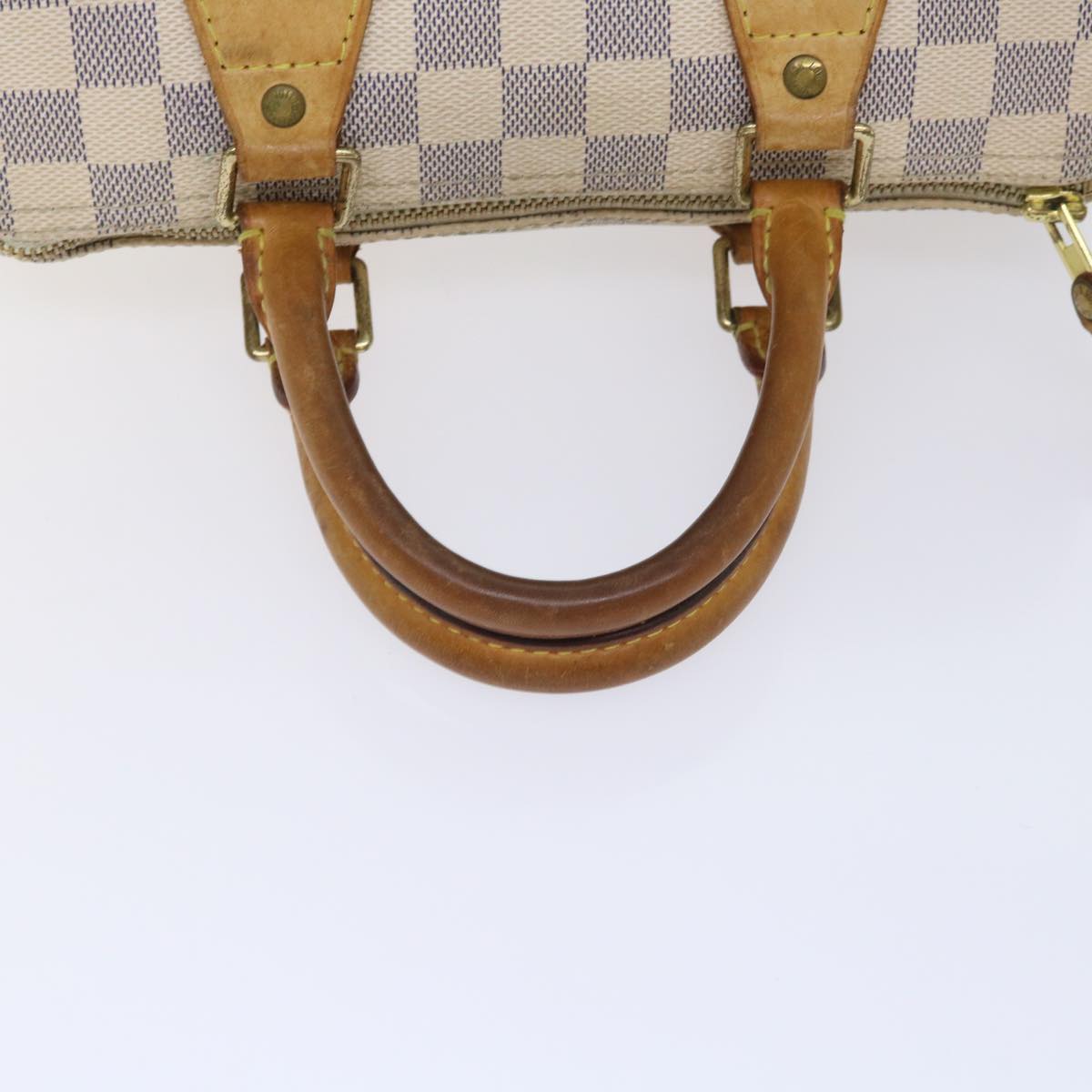 LOUIS VUITTON Damier Azur Speedy 25 Hand Bag N41534 LV Auth 52945