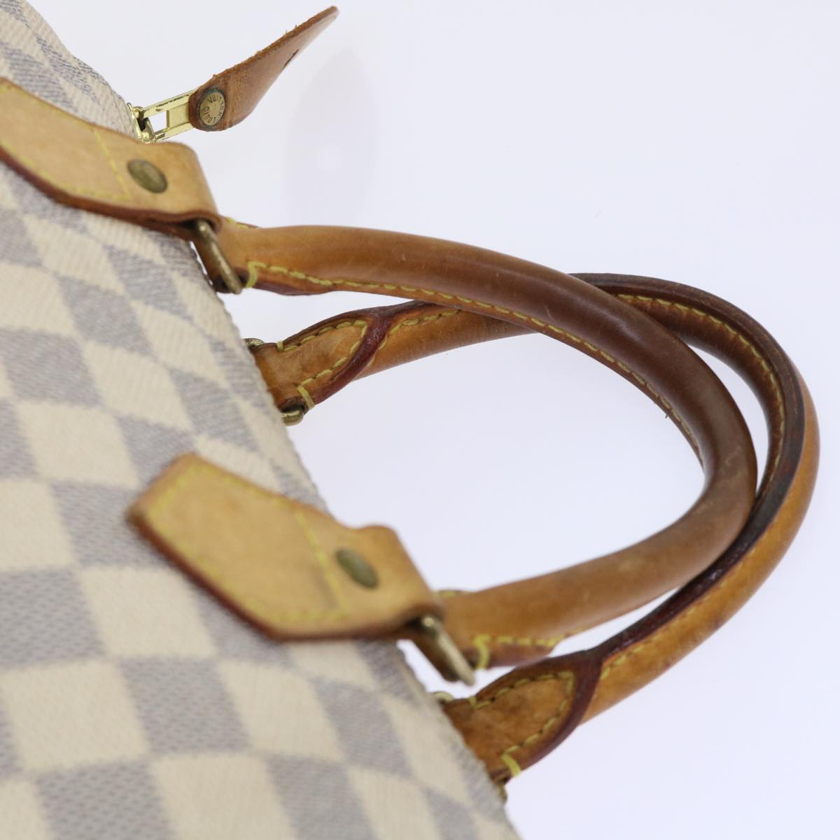 LOUIS VUITTON Damier Azur Speedy 25 Hand Bag N41534 LV Auth 52945