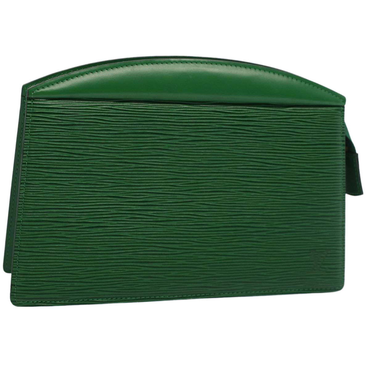 LOUIS VUITTON Epi Trousse Crete Pouch Green M48404 LV Auth 52969