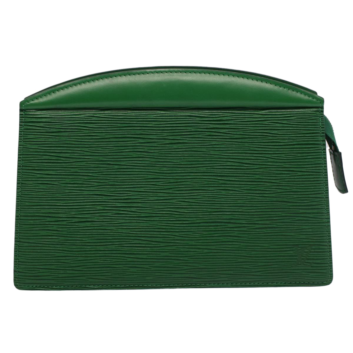 LOUIS VUITTON Epi Trousse Crete Pouch Green M48404 LV Auth 52969