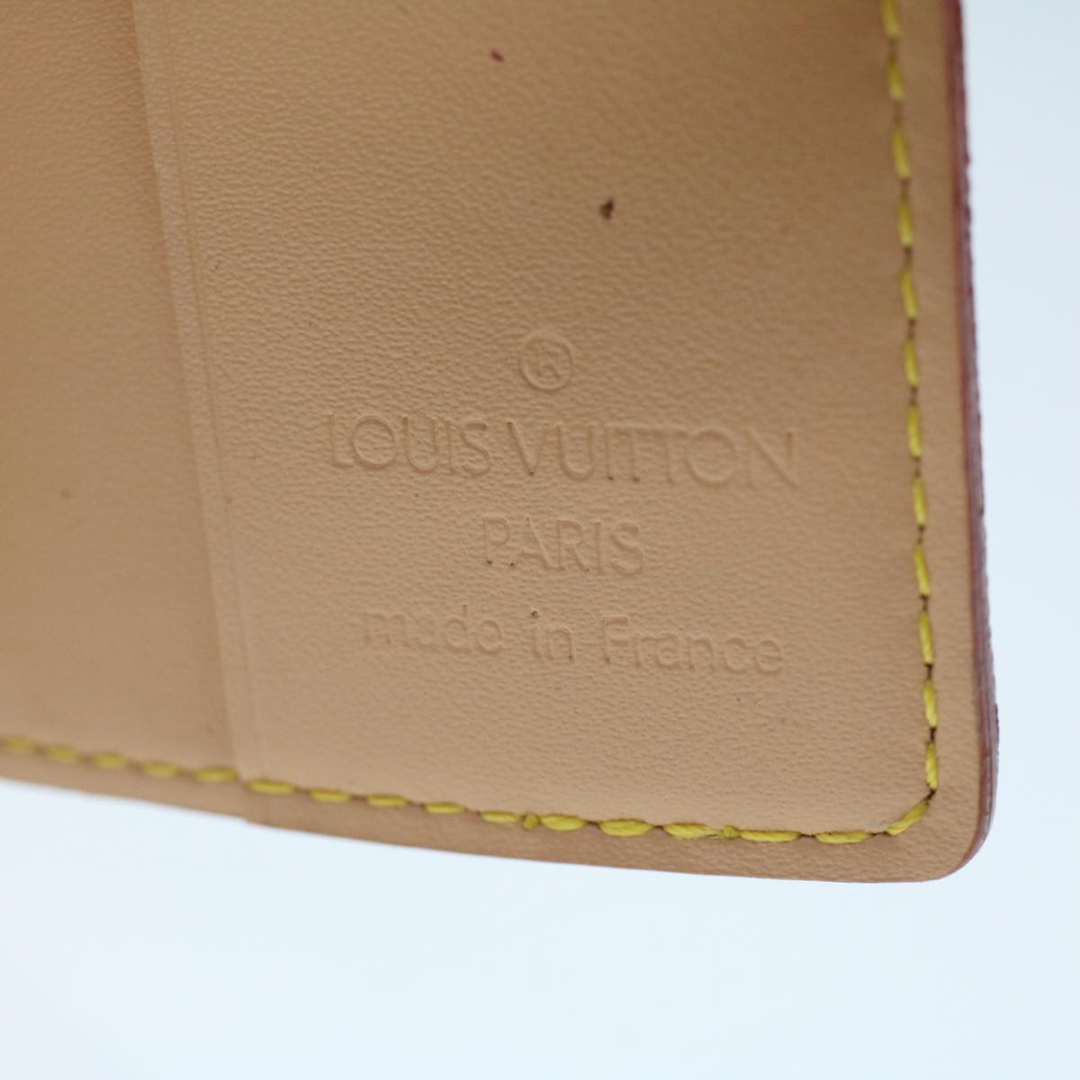 LOUIS VUITTON Multicolor Carnet De Bal Day Planner Cover White M92653 Auth 52973