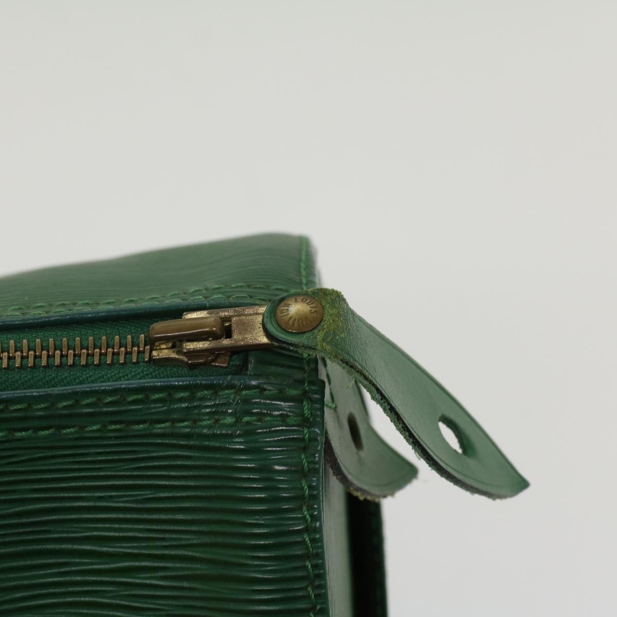 LOUIS VUITTON Epi Speedy 25 Hand Bag Borneo Green M43014 LV Auth 52986