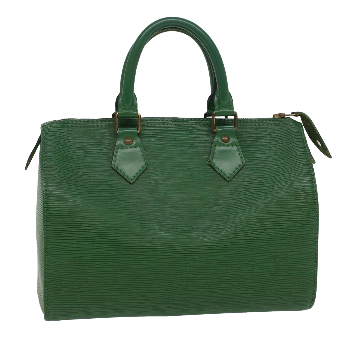 LOUIS VUITTON Epi Speedy 25 Hand Bag Borneo Green M43014 LV Auth 52986