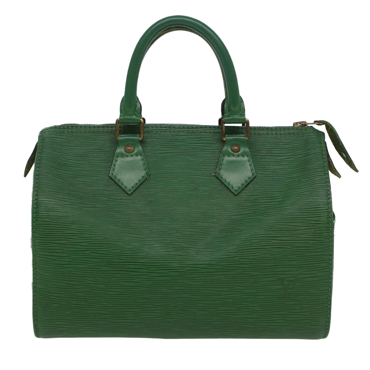 LOUIS VUITTON Epi Speedy 25 Hand Bag Borneo Green M43014 LV Auth 52986