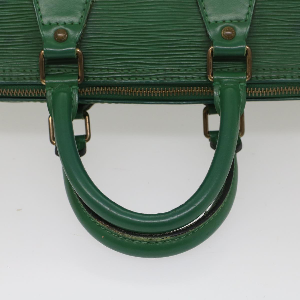 LOUIS VUITTON Epi Speedy 25 Hand Bag Borneo Green M43014 LV Auth 52986